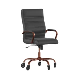 Flash Furniture Whitney High Back Executive Swivel Office Chair With Black Frame, Arms, And Transparent Roller Wheels 30 Flash Furniture Whitney High Back Executive Swivel Office Chair With Black Frame, Arms, And Transparent Roller Wheels -Famous Furniture Store GUEST 002757c4 8276 4728 9485 ad15bb3649ea
