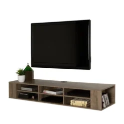 66" City Life Wide Wall Mounted Console - South Shore -Famous Furniture Store GUEST 00916924 507a 4443 83cf d6f6bde987fe