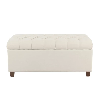 Ainsley Button Tufted Storage Bench - HomePop 7 Ainsley Button Tufted Storage Bench - HomePop - Image 5