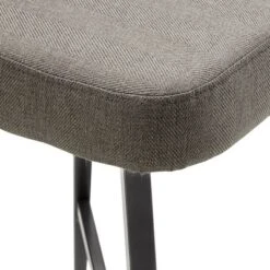 24" Set Of 2 Ragan Metal Fabric Swivel Counter Height Barstools Gray - Inspire Q -Famous Furniture Store GUEST 00f8c310 6259 471f 9020 20857c088227