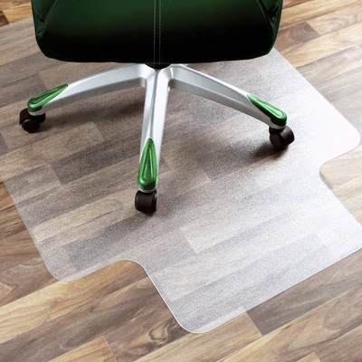 36"x48" APET Lipped Chair Mat For Hard Floor Clear - Floortex 4 36"x48" APET Lipped Chair Mat For Hard Floor Clear - Floortex - Image 2