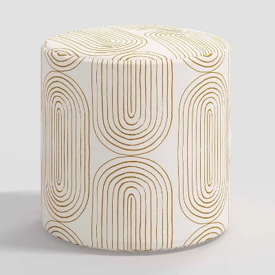 Round Thalia Ottoman In Patterns - Skyline Furniture 8 Round Thalia Ottoman In Patterns - Skyline Furniture - Image 6