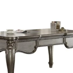 Versailles Executive Desk Antique Platinum - Acme Furniture -Famous Furniture Store GUEST 01d20fe5 dcc6 4c24 9004 4678b5bd8187