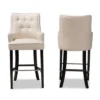 2pc Aldon Upholstered And Wood Bar Stool Set - Baxton Studio -Famous Furniture Store GUEST 01deff44 5d90 470e bddf 859aeb2efeed