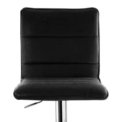 Elama 2 Piece Vintage Faux Leather Adjustable Bar Stool In Black With Chrome Base -Famous Furniture Store GUEST 01e09607 fa2c 40c1 a50d 7467e473b9b1
