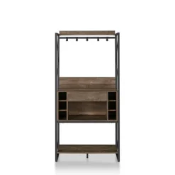 Orella Rustic Baker's Rack Reclaimed Oak - MiBasics -Famous Furniture Store GUEST 0226988d 53f1 4ca4 b8cb a4cae353aabc
