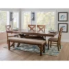 6pc Jackson Extendable Dining Table Set Hazelnut - Powell Company