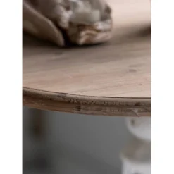 Round Side Table Antique White/Natural - A&B Home 27 Round Side Table Antique White/Natural - A&B Home -Famous Furniture Store GUEST 03f85e73 c1f9 4605 801e f2211093a351