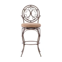 Big And Tall Mila Barstool Bronze - Powell Company