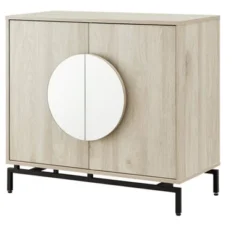 Home Source Cement Console Bar Cabinet With Half Moon Handles -Famous Furniture Store GUEST 05d3b973 d4bd 4cfc a241 7c2f04a6eff6