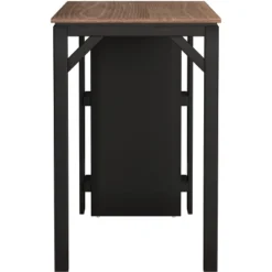 Knolle Park Wood Counter Height Table Black/Wire Brush Oak Finished Top - Hillsdale Furniture -Famous Furniture Store GUEST 0603acd6 4894 4c2a b426 852b8c2db1c9