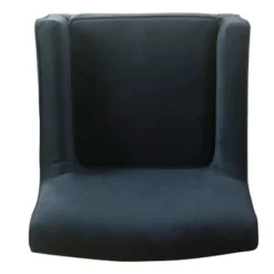 Davis Mid-Century Accent Chair Navy Velvet - HomePop 11 Davis Mid-Century Accent Chair Navy Velvet - HomePop -Famous Furniture Store GUEST 061d6610 3ffe 4771 9583 361c9e540033