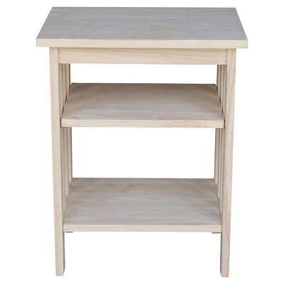 International Concepts Mission Printer Stand Unfinished 3 International Concepts Mission Printer Stand Unfinished