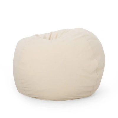 5' Newalla Modern Shearling Bean Bag - Christopher Knight Home 4 5' Newalla Modern Shearling Bean Bag - Christopher Knight Home - Image 2