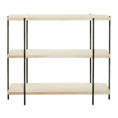 Contemporary Metal Console Table - Olivia & May 8 Contemporary Metal Console Table - Olivia & May - Image 6