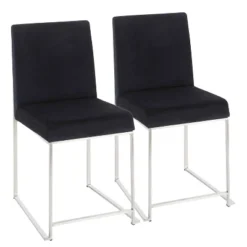 Set Of 2 High Back Fuji Contemporary Dining Chairs - LumiSource -Famous Furniture Store GUEST 0819540d cc9b 424a bef9 b84b1f4bf214