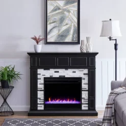 Dalmen Marble Fireplace Black - Aiden Lane -Famous Furniture Store GUEST 081db2bf f911 4c9c a165 d5c7fe1ed073