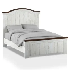 2pc Queen Willow Rustic Bedroom Set Distressed White/Walnut - HOMES: Inside + Out 13 2pc Queen Willow Rustic Bedroom Set Distressed White/Walnut - HOMES: Inside + Out -Famous Furniture Store GUEST 08a17036 555d 42b9 9a49 54a61a1e86f9