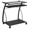 Edgeview Mobile Computer Desk - Black - Room & Joy