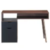 Costway Computer Desk PC Writing Table Study Workstation Drawer & Cabinet With Wood Legs -Famous Furniture Store GUEST 0aab30a9 5d2f 45bc 8ea8 c3b4b7960991