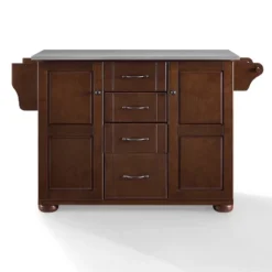 Eleanor Stainless Steel Top Kitchen Island Mahogany/Stainless Steel - Crosley 20 Eleanor Stainless Steel Top Kitchen Island Mahogany/Stainless Steel - Crosley -Famous Furniture Store GUEST 0c36fe96 0fcb 4a74 ae7a 40e7cfd65e5b