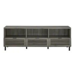Visconti Boho Slat Door Storage Console TV Stand For TVs Up To 80" - Saracina Home -Famous Furniture Store GUEST 0dd3c722 ebc0 4fb0 bf62 4435462695a6