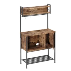 Bestier Rolling Kitchen Utility Cart With Collapsible Surface Extender, 6 Shelves, 1 Cabinet, 1 Drawer, Dual Side Handles, & Hanging Peg Holes -Famous Furniture Store GUEST 0fd0dc06 4b28 47c0 aaf1 fadced62c1b2