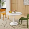 Haven Round Top With Metal Base Round Pedestal Dining Table-Maison Boucle 2 Haven Round Top With Metal Base Round Pedestal Dining Table-Maison Boucle -Famous Furniture Store GUEST 10c4ec7a f359 48d6 b3c9 9234cc06e2fc