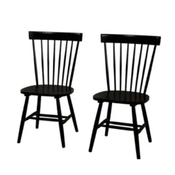 Set Of 2 Venice High Back Contemporary Windsor Dining Chairs - Buylateral -Famous Furniture Store GUEST 110e739b cfec 483f 9ba3 f473cf6f7838