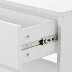 39" Modern Freestanding Shoe Cabinet With 2 Flap Drawers And 1 Slide Drawer - ModernLuxe -Famous Furniture Store GUEST 115b9cd2 dfa3 4da6 8b19 9408c21ad20a