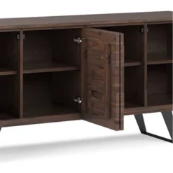 Mitchell Large 4 Door Sideboard Buffet Distressed Charcoal Brown - WyndenHall -Famous Furniture Store GUEST 11de54aa 12bf 41da a745 361fcb3e3f12