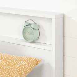 Full/Queen Kanagane Headboard With Shelf Pure White - South Shore -Famous Furniture Store GUEST 11f8ea4b 2813 4f95 ae17 261e96b951a4