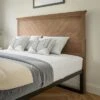 Flash Furniture Fiona Herring Bone Wooden Adjustable Headboard For Universal Metal Bed Frames -Famous Furniture Store GUEST 11ff499e 929a 45b8 beb3 360652ab9103