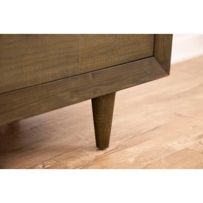 Aurora Mid Century Seven Drawer Wood Dresser & Mirror Brown - Abbyson Living 7 Aurora Mid Century Seven Drawer Wood Dresser & Mirror Brown - Abbyson Living - Image 5