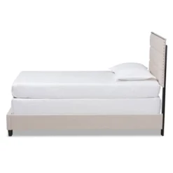 Ansa Upholstered Bed - Baxton Studio