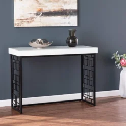 Cobepers Contemporary Console Table Brown/White - Aiden Lane 16 Cobepers Contemporary Console Table Brown/White - Aiden Lane -Famous Furniture Store GUEST 13f3ac8c 1024 47f4 ab52 9af42c02b9dd