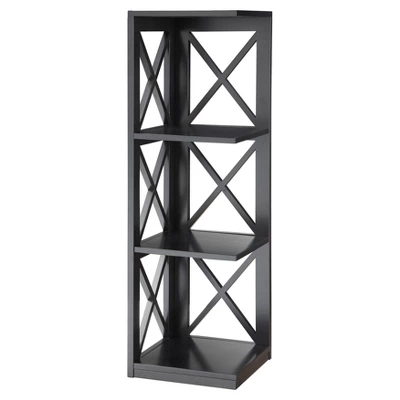 38.5" Oxford 3 Tier Corner Bookcase - Breighton Home 14 38.5" Oxford 3 Tier Corner Bookcase - Breighton Home - Image 12