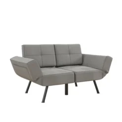 RealRooms Euro Upholstered Tufted Loveseat Futon With Storage Pockets -Famous Furniture Store GUEST 15e74249 1321 4343 9765 6aa0b4cb8e47