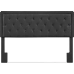 King Amery Tufted Upholstered Headboard Charcoal - Adore Decor -Famous Furniture Store GUEST 16a67a51 e4cc 4f4e 90ab f8f9f45363a5