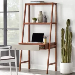 Nordic Ladder Desk Walnut - Lifestorey -Famous Furniture Store GUEST 172b7f06 001c 43c2 8547 2730344d2f79