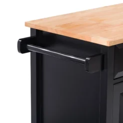 Sage Wood Kitchen Cart With Cupboard Black - CorLiving 20 Sage Wood Kitchen Cart With Cupboard Black - CorLiving -Famous Furniture Store GUEST 183bf816 a4c8 4a74 a494 954eb779c1cc