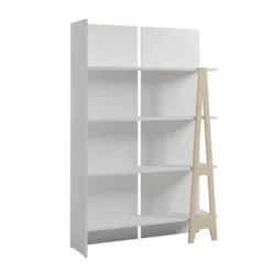 60" Atypik 4 Shelf Bookcase - Nexera -Famous Furniture Store GUEST 183e7fcb bb5e 46f8 8164 a3f46bf82444