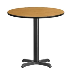 Flash Furniture 30'' Round Laminate Table Top With 22'' X 22'' Table Height Base -Famous Furniture Store GUEST 1851e64e 0916 46d2 b233 9854e96f01a6