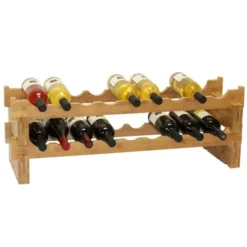Oceanstar 18-Bottle Stackable Wine Rack -Famous Furniture Store GUEST 1885d452 7922 45ee 931b 42064ef44a33