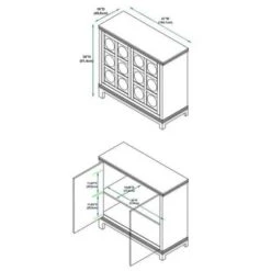 Epinay Carved Cabinet Gray - Powell Company -Famous Furniture Store GUEST 18d2907b 0b8e 42f5 87ea e93913e01502