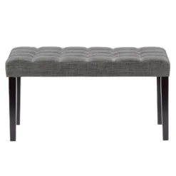 California Fabric Tufted Bench - CorLiving -Famous Furniture Store GUEST 1919d8ba 21aa 46b8 954c 54ca011d9af6
