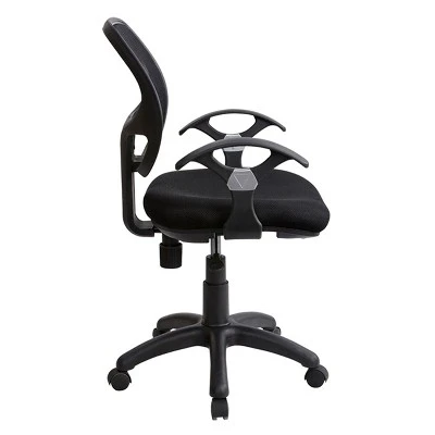Midback Mesh Task Office Chair Black - Techni Mobili 6 Midback Mesh Task Office Chair Black - Techni Mobili - Image 4