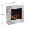 Dridun Faux Marble Fireplace White/Gray - Aiden Lane 2 Dridun Faux Marble Fireplace White/Gray - Aiden Lane -Famous Furniture Store GUEST 1986a236 c9bd 419d bb4e e3aaaa972594