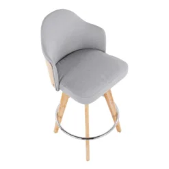 Set Of 2 Ahoy Bamboo/Polyester Counter Height Barstools - LumiSource -Famous Furniture Store GUEST 1a88c922 54c8 4f3a 8c81 f6168f69fc7e