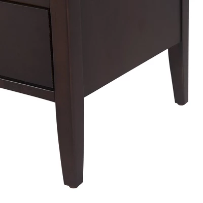 Finley Solid Wood 3 Drawer Nightstand - ClickDecor 10 Finley Solid Wood 3 Drawer Nightstand - ClickDecor - Image 8